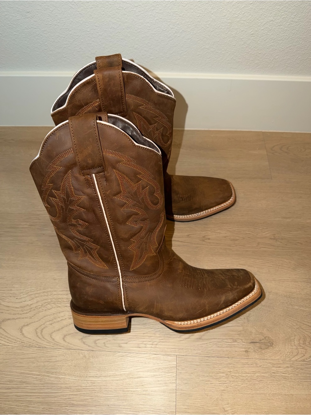 Indomables leather western cowboy boots mens sz 10